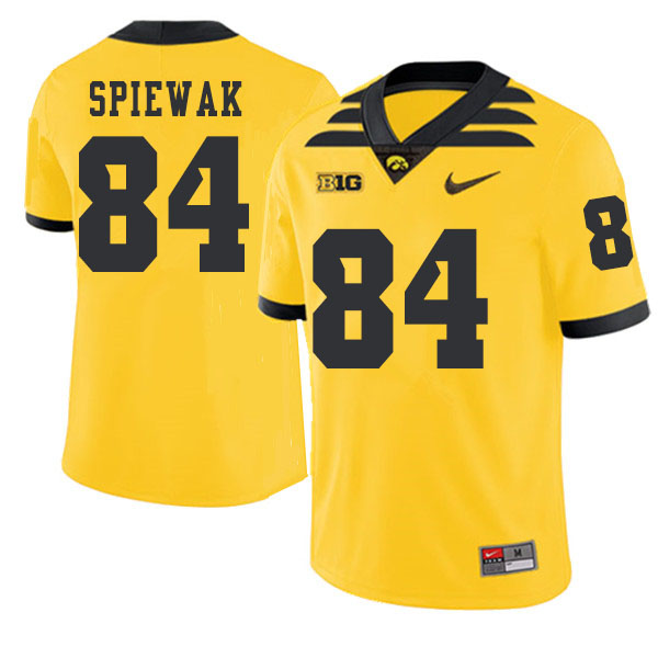 2019 Men #84 Austin Spiewak Iowa Hawkeyes College Football Alternate Jerseys Sale-Gold